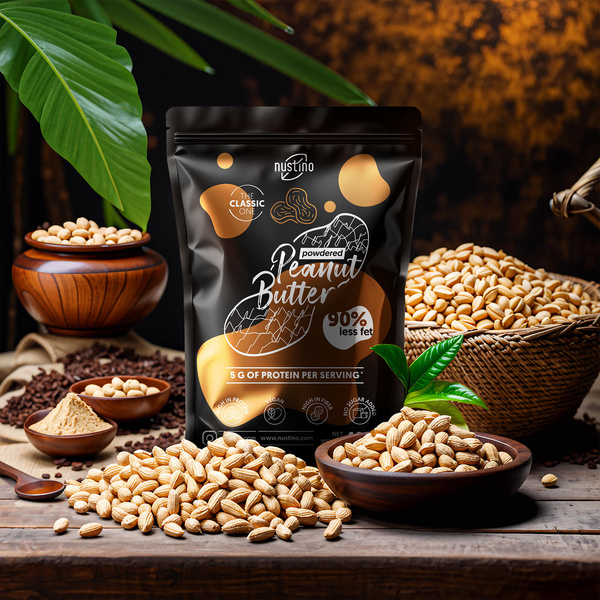 Nustino – Powdered Peanut Butter – Classic (no sugar added) 400g