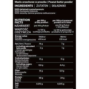 Nustino Powdered Peanut Butter 3x200g