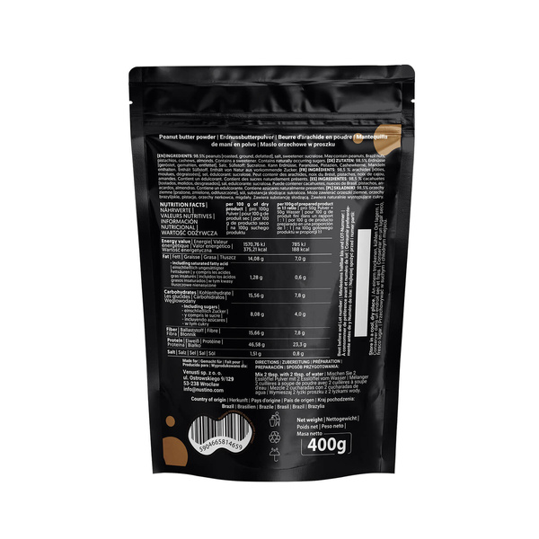 Nustino – Powdered Peanut Butter – Classic (no sugar added) 400g