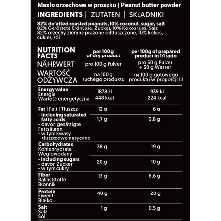 Nustino Powdered Peanut Butter 7x200g